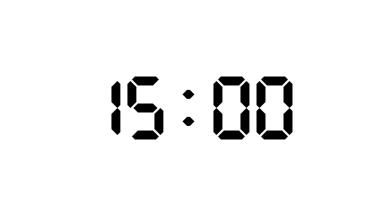 15 Minute | 900 Seconds Timer | White Screen With Silent Focus | NX