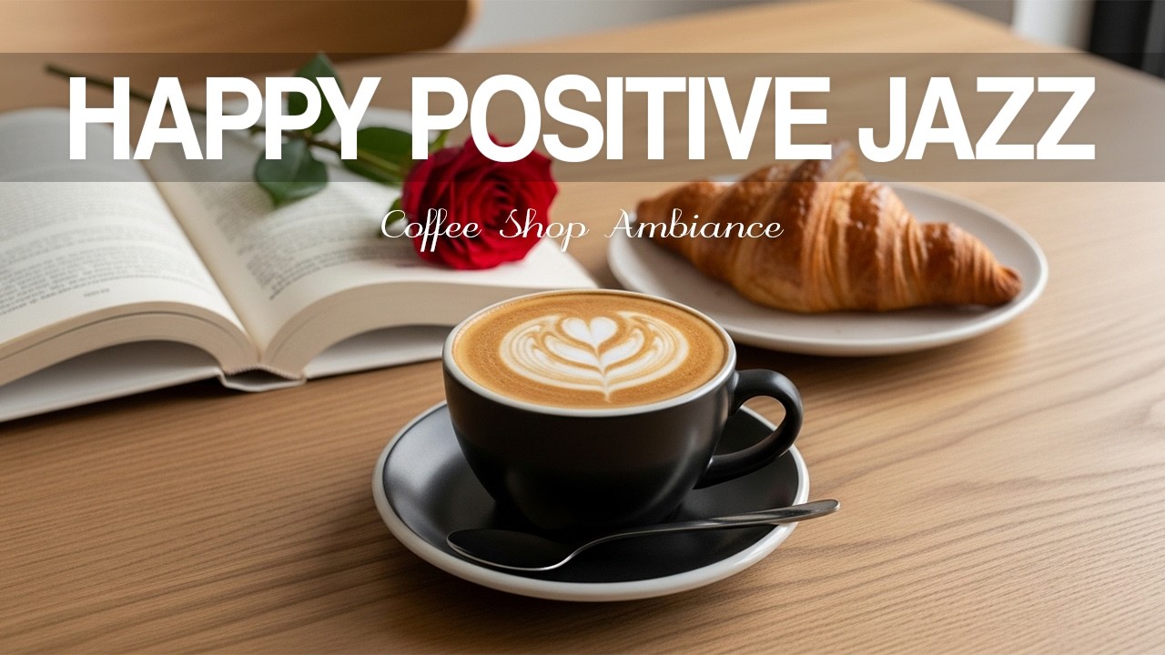 Happy Positive Jazz ☕ Coffee Shop Ambiance - Happy Bossa Nova Instrumental for Studying