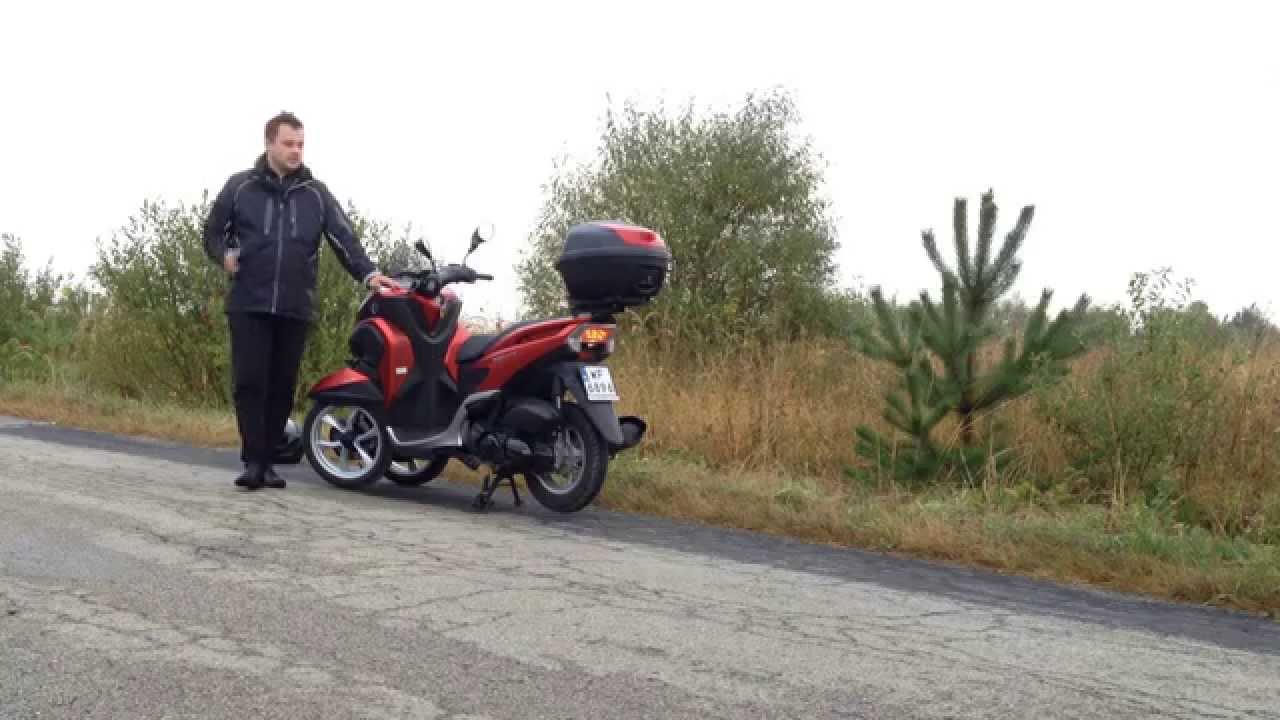 Test Yamaha Tricity 125 PL (kulisy)