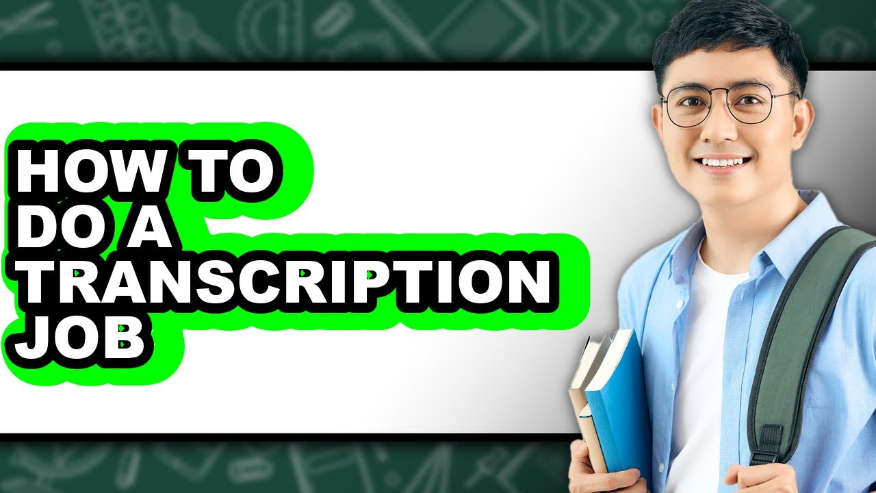 How to Do a Transcription Job (easy Method)