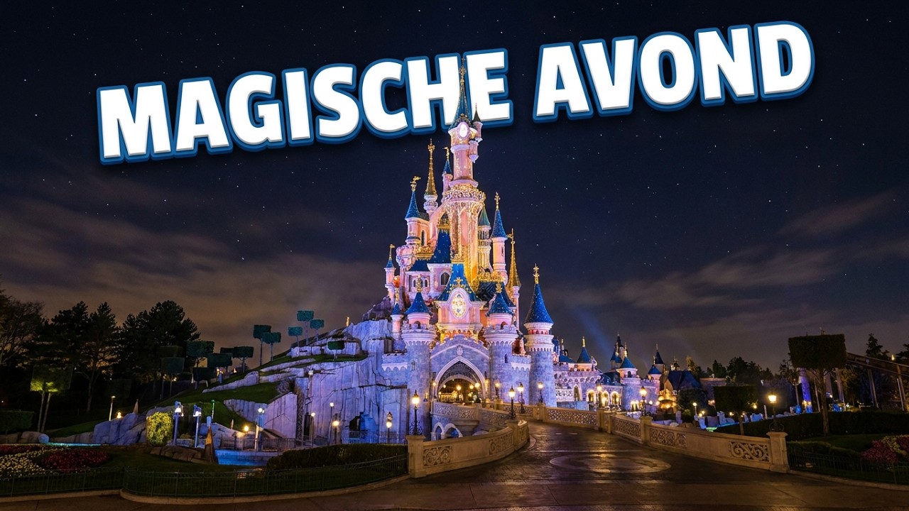 Beleef en ontdek Disneyland Paris in de avond februari 2026. :)