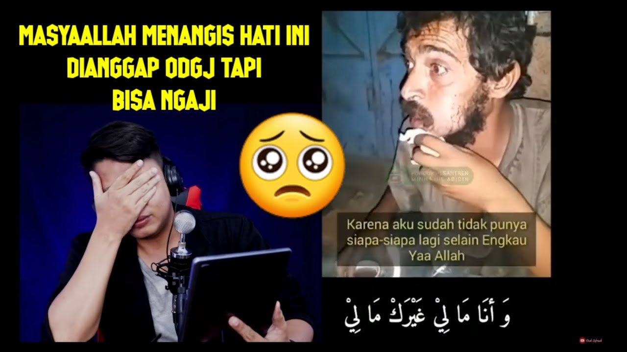 MasyaAllah orang yang di anggap ODGJ bisa ngaji dan lantunan syairnya sangat memyentuh hati
