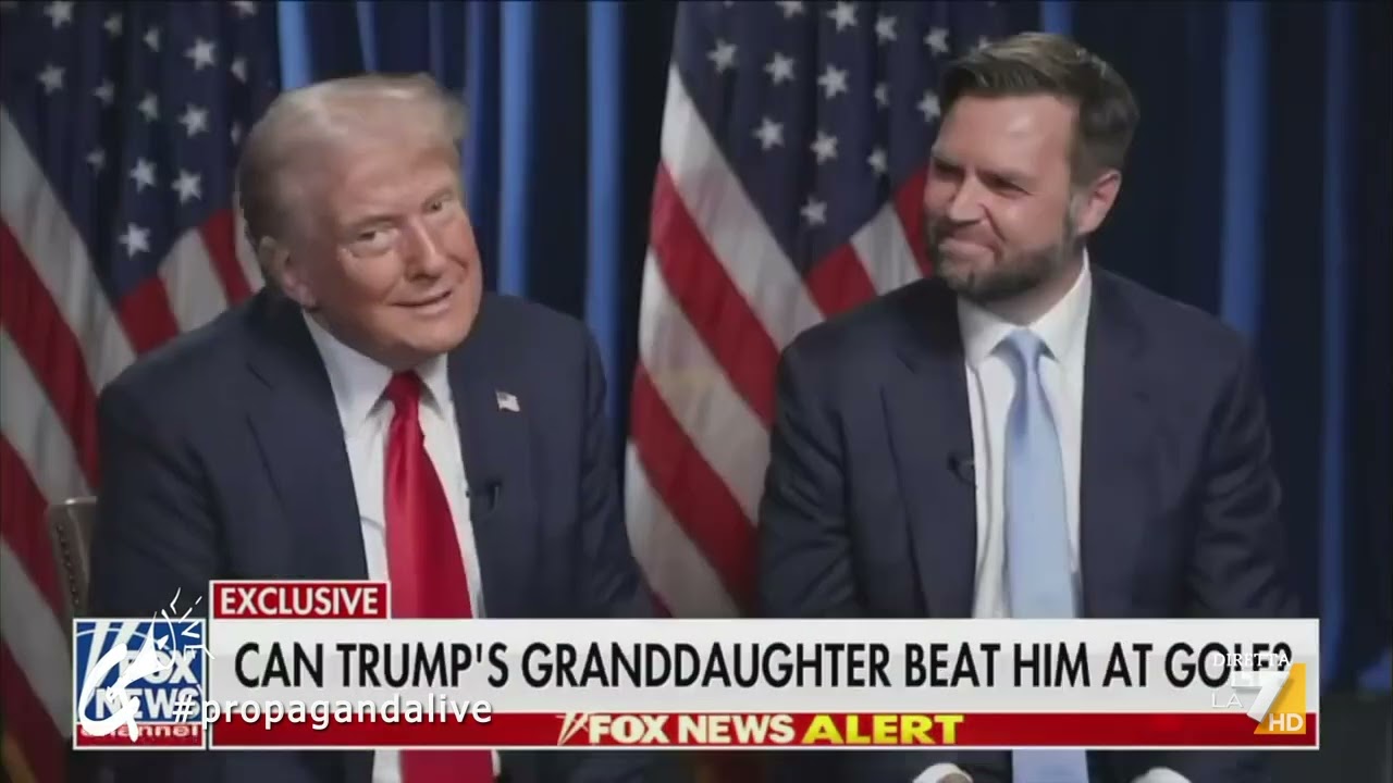 Trump insegna l'italiano a JD Vance, Celenza a Propaganda Live