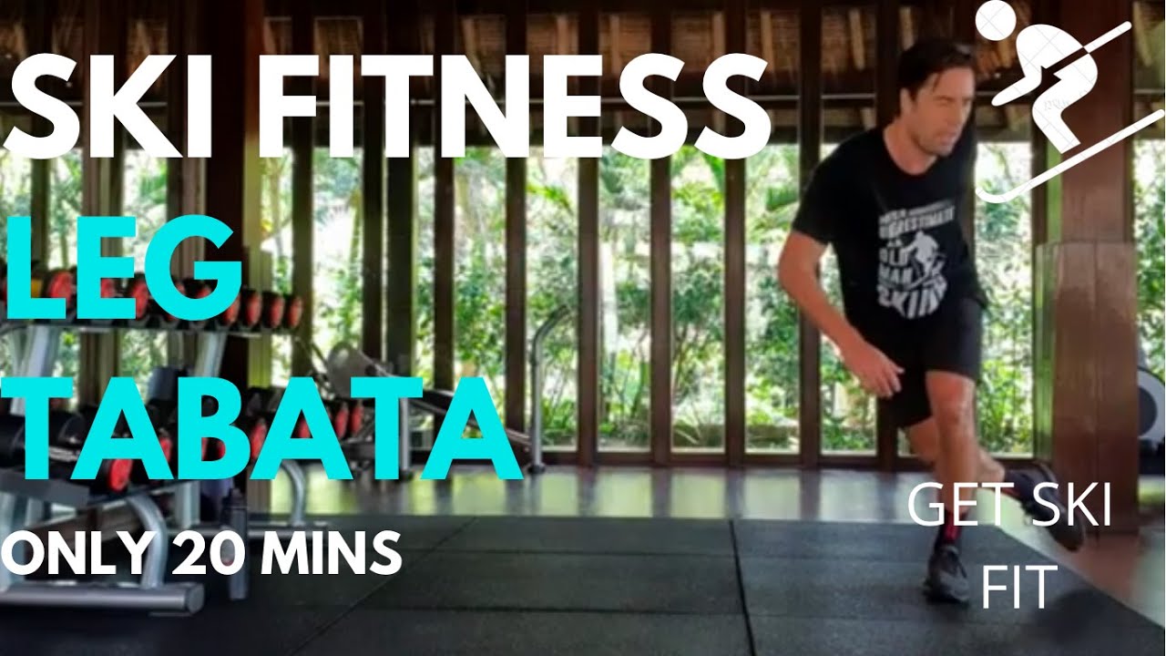 Get ski fit | LEG TABATA in 20 mins | No Equipment needed