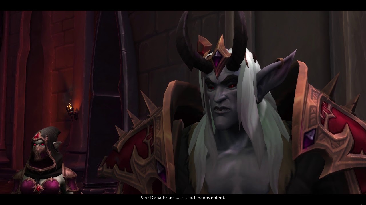 Sire Denathrius Revendreth - Cutscene - WoW Shadowland