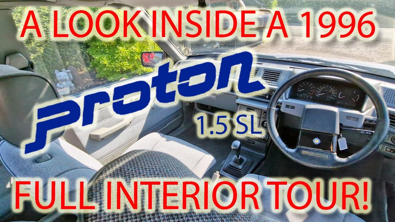 1996 Proton Saga Iswara 1.5 SL - Interior Tour - Ive NEVER Seen Some Of These Features!