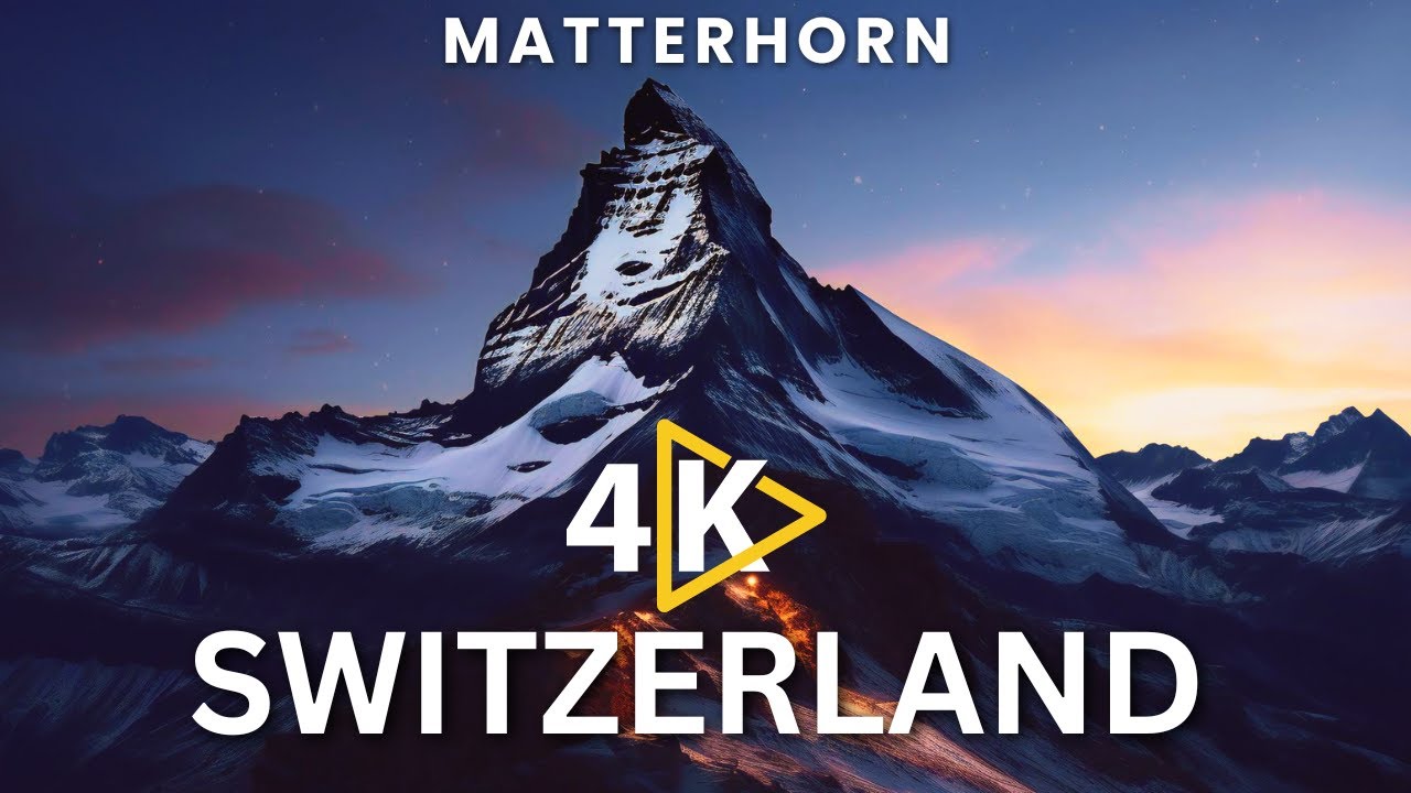 Zermatt, Switzerland 🇨🇭 4K UHD Video | Zermatt Matterhorn | Matterhorn With Relaxing Music