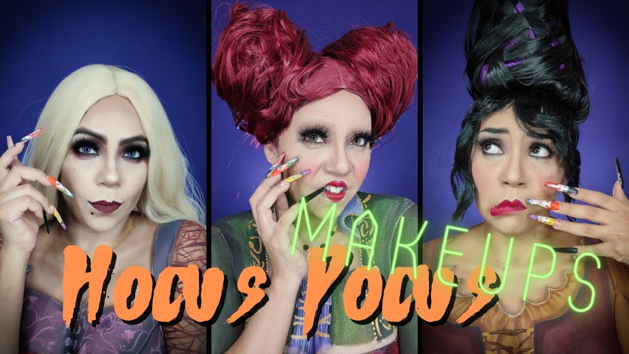 Maquillaje brujas, Hocus Pocus Transformación!
