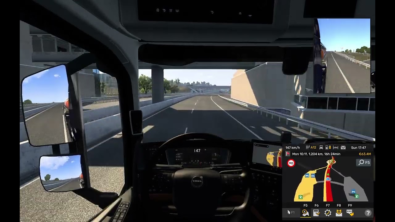 ETS 2 Gameplay Volvo (Barcelona to Terni)