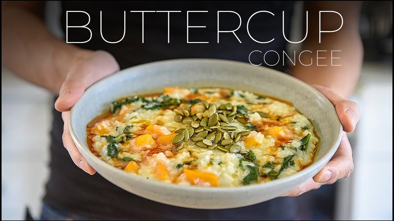 This GOURD-GEOUS Buttercup Chinese Congee Recipe will warm up your winter