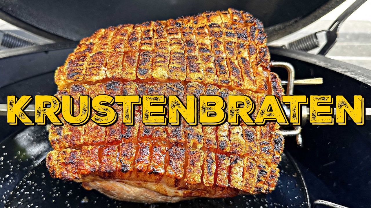 WIE MAN EINEN KRUSTENBRATEN VOM DREHSPIESS GRILLT
