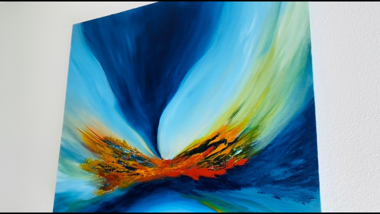 Large Canvas Painting. Let Your Creativity Soar by Creating a Beautiful Abstract Art #abstractart