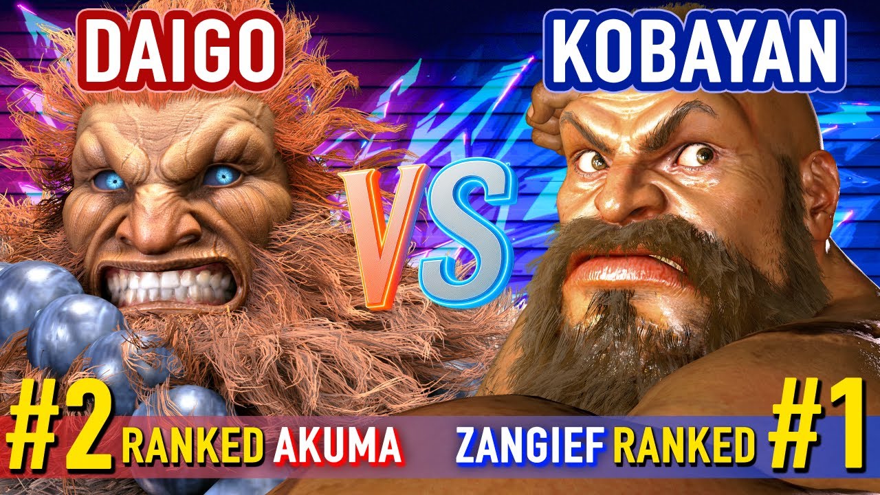 SF6 ▰ DAIGO (#2 Ranked Akuma) vs KOBAYAN (#1 Ranked Zangief) ▰ High Level Gameplay