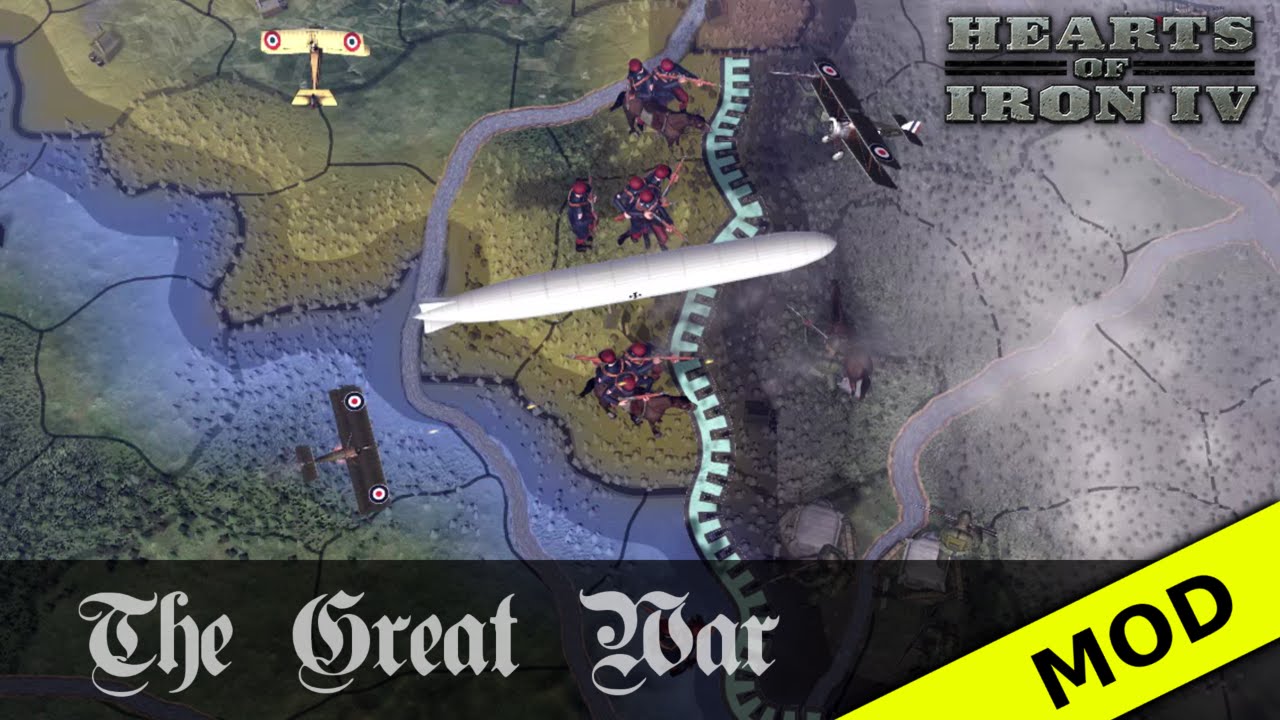 Hearts of Iron IV: The Great War - Air Units In-game Footage Preview