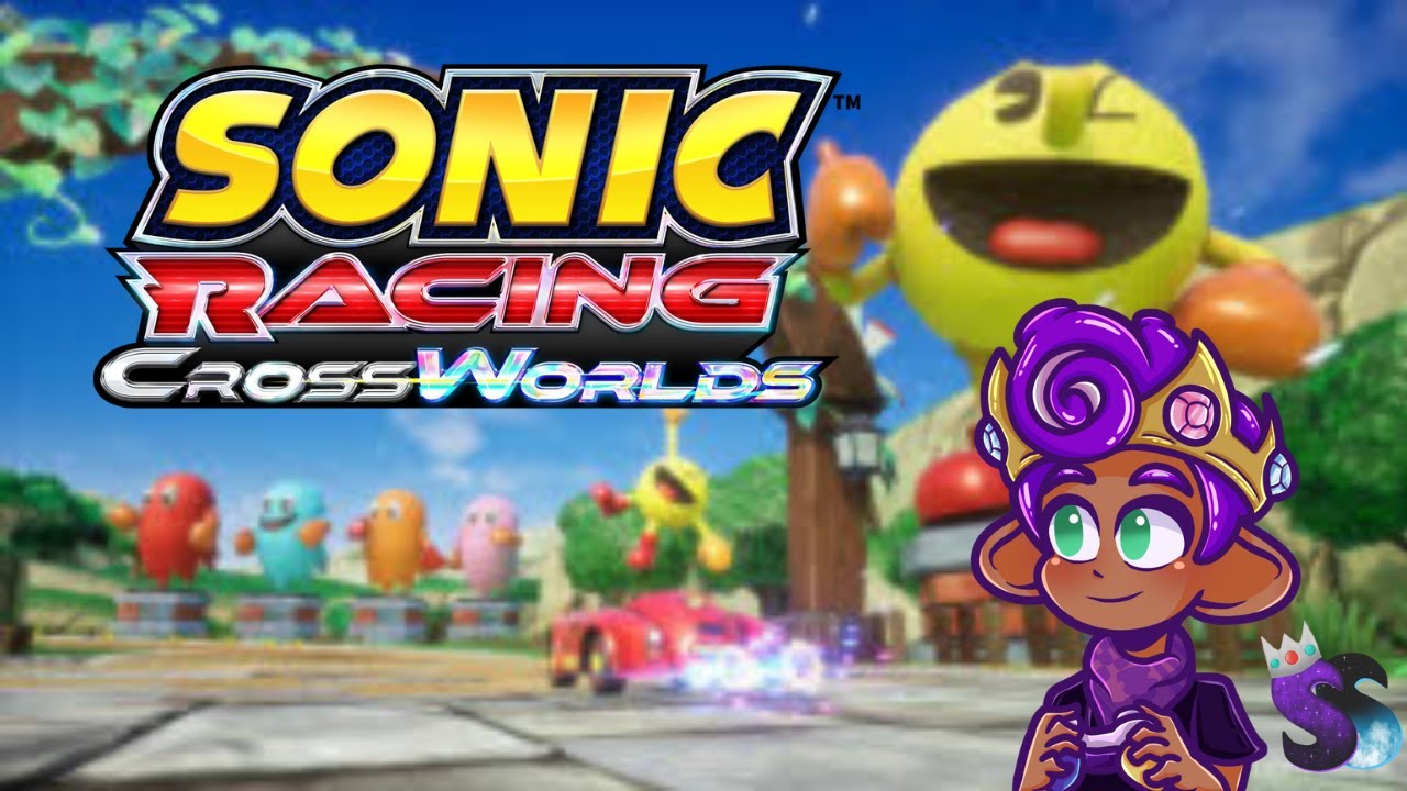 Pac-Man Fan Plays Pac-Village and Maze in Sonic Racing CrossWorlds for the First time!!!