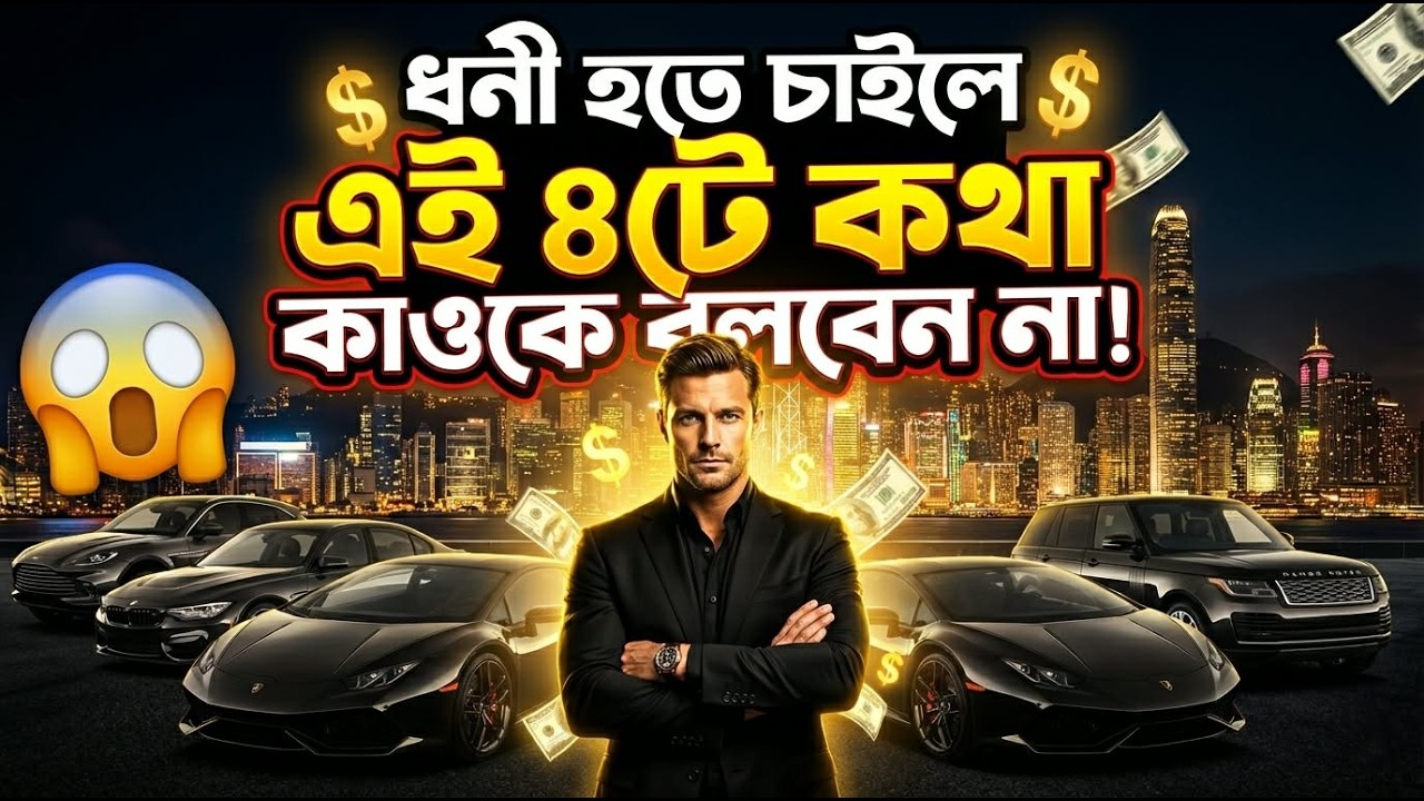 ধনী হতে চাইলে এই 4টি কথা কাউকে বলবেন না | Stop Talking Start Winning | SA Fire Motivation