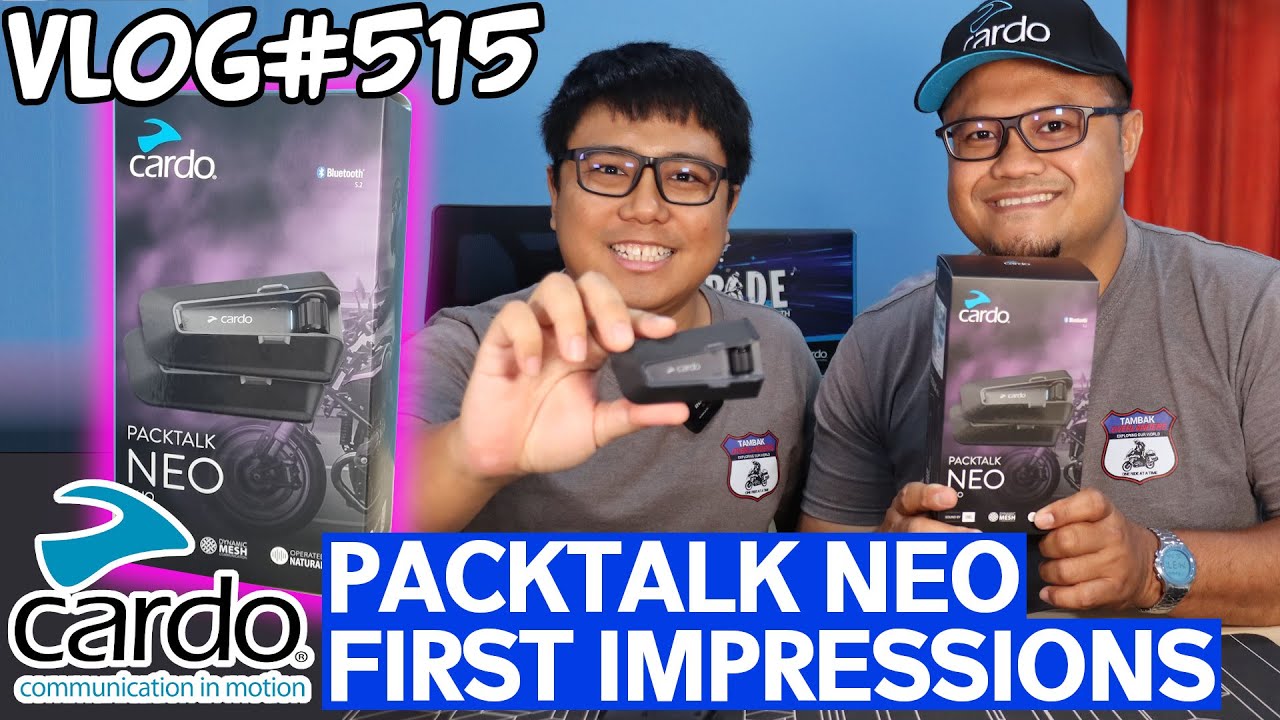 Cardo Packtalk NEO Duo: Unboxing & First Impressions | Vlog#515