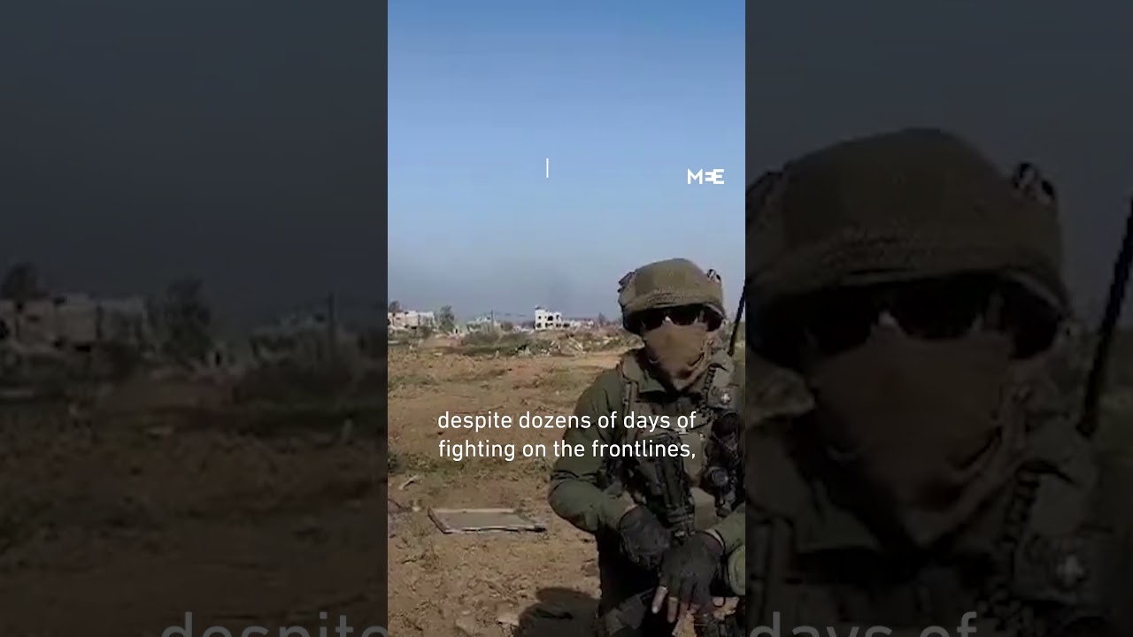 Israeli soldiers film themselves blowing up buildings in Gaza