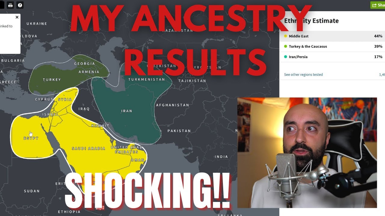 My AncestryDNA Results! #Assyrian #Chaldean #AncestryDNA