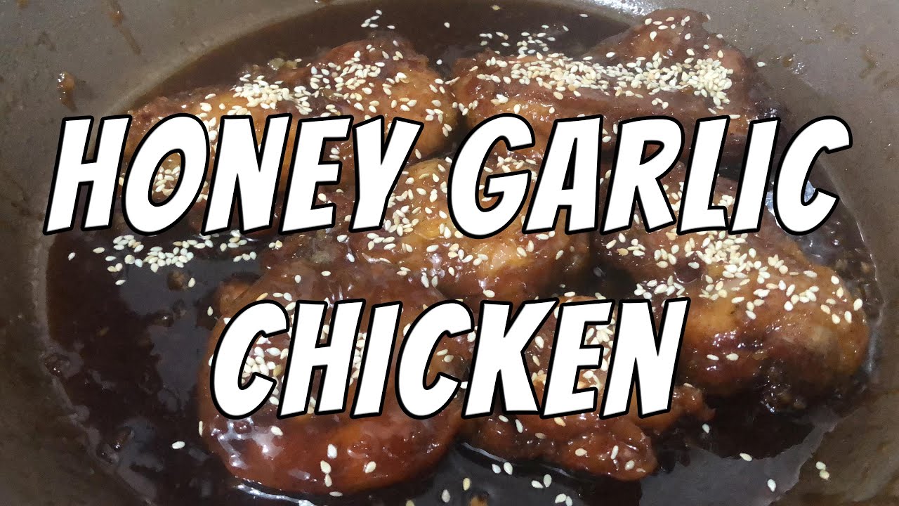 Simple Honey Garlic Chicken Recipe by NessFliX