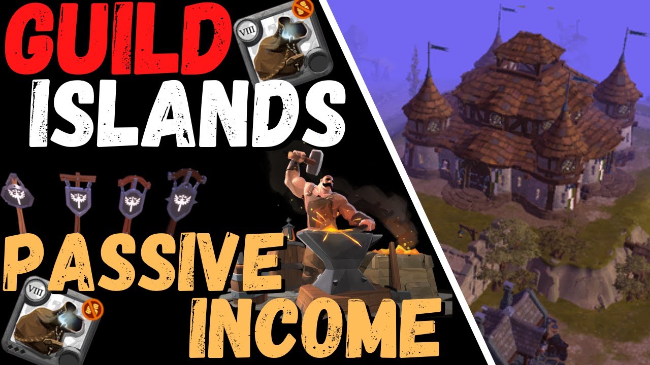 Multiple Guild Islands Set Up for PASSIVE INCOME - Albion Online