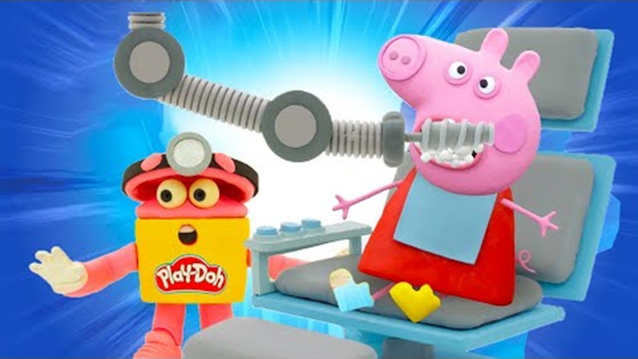 Peppa vai ao Dentista | O Show do Play-Doh Temporada 2 | Play-Doh Oficial