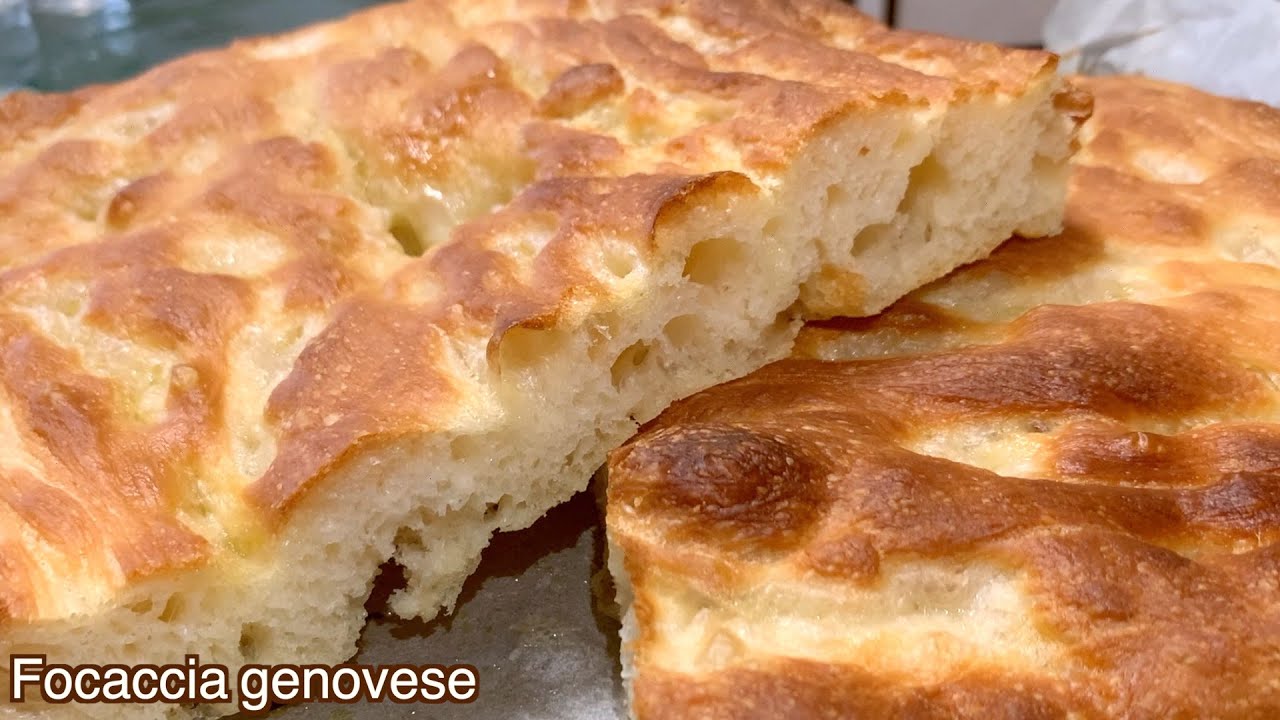 высокая гидратация без теста【 Focaccia genovese】