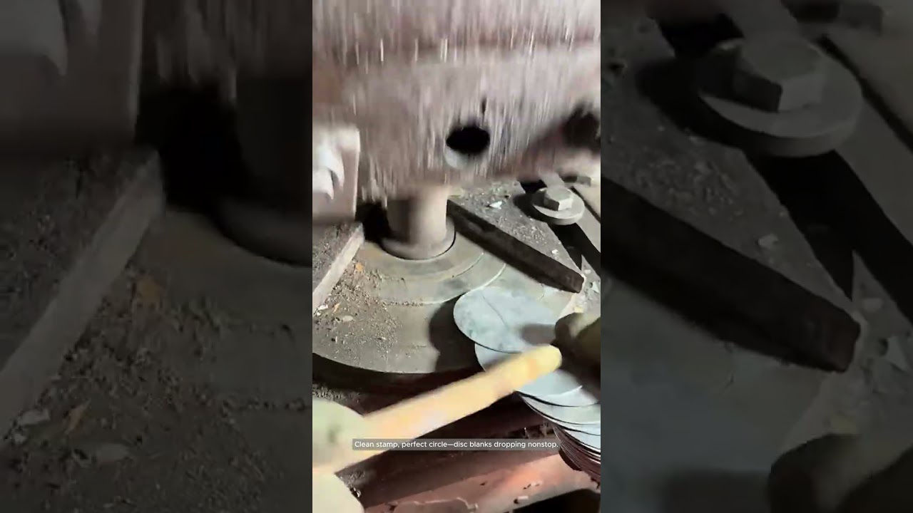 Punching Perfect Metal Discs (So Satisfying!)