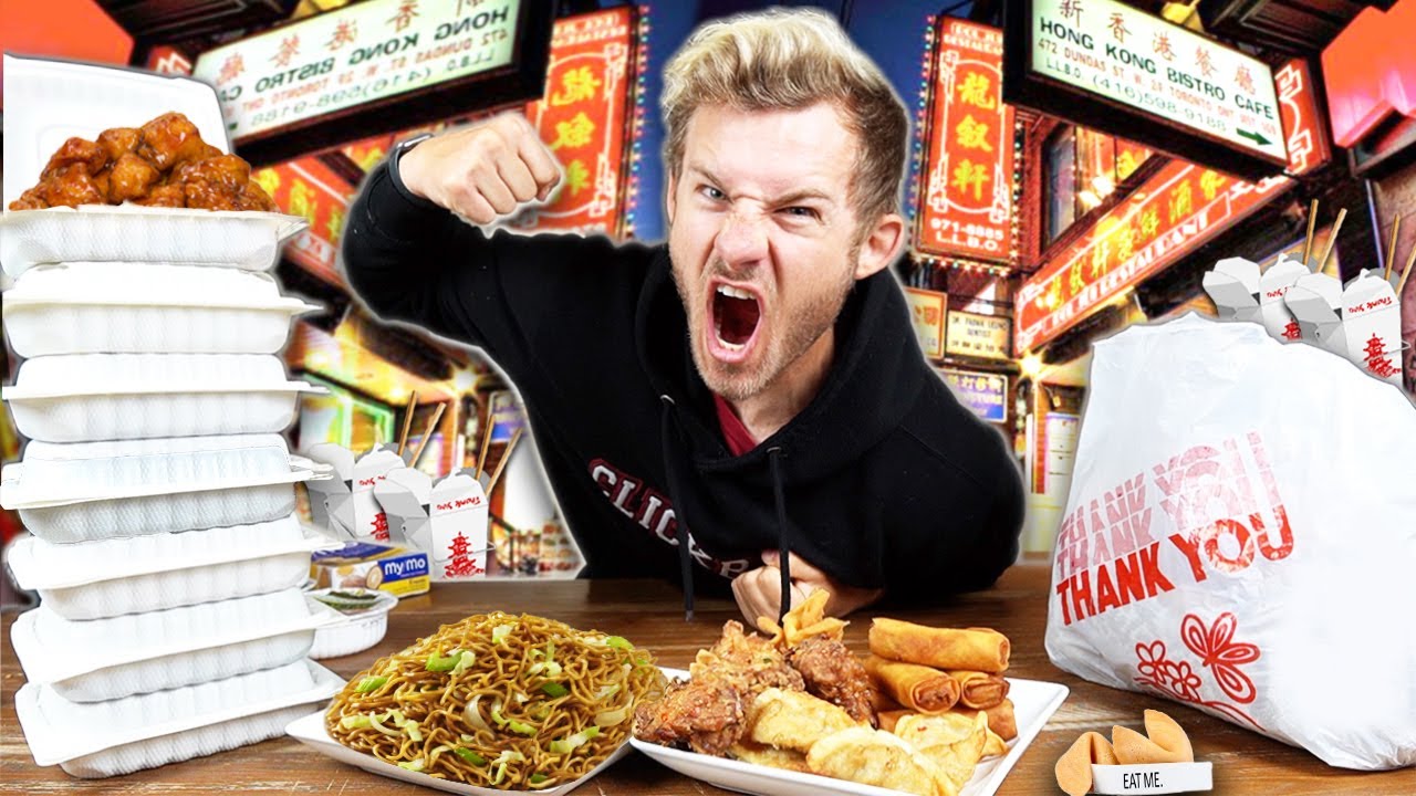 10,000+ CALORIE CHINESE TAKEOUT MENU CHALLENGE!