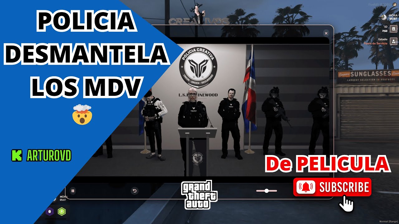REACCION: ¡Capturan a los MDV en CreativosRP! 😱🔥 | Roleplay GTA 5