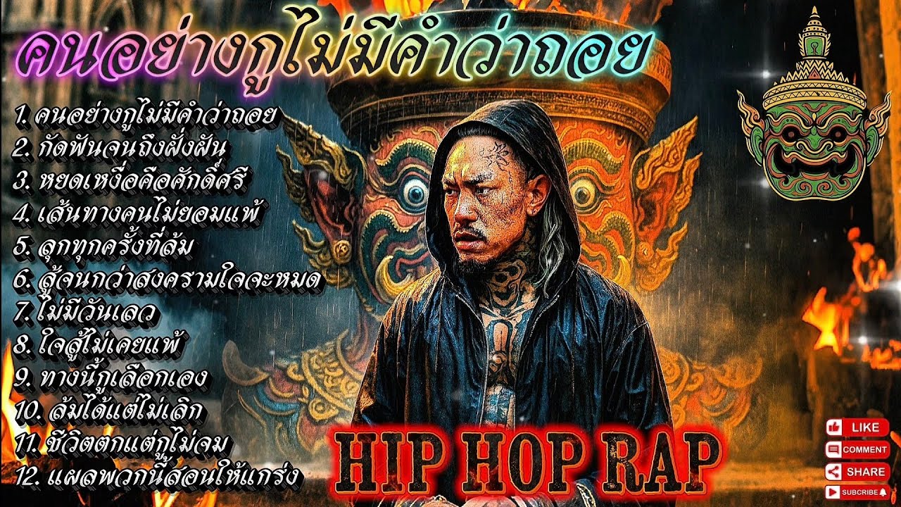 🔥รวมเพลงแร็พฮิปฮอป🔥คนอย่างกูไม่มีคำว่าถอย✋🫵EP.132 #SadRap #HipHopอกหัก #Rapซึ้งกินใจ #rap #hiphop