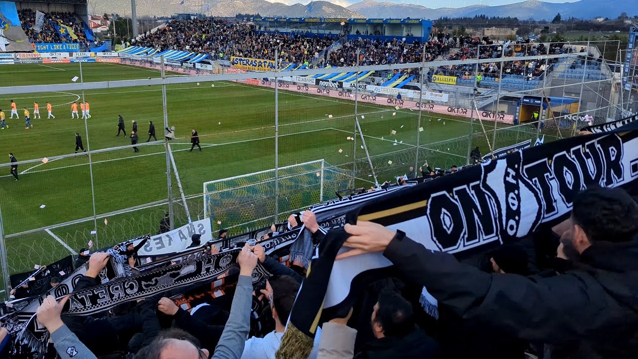 Αστέρας Τρίπολης - ΟΦΗ 0-1, 1600 Ομιλίτες στην Τρίπολη