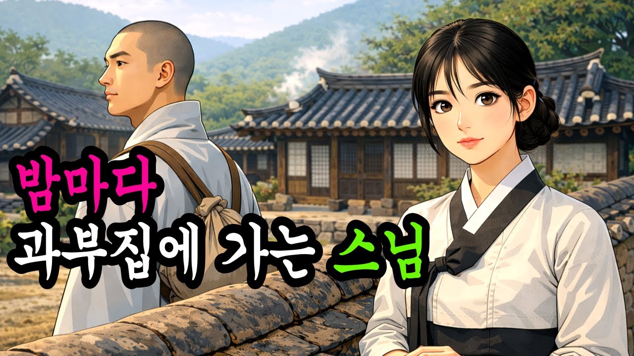 밤마다 과부집에 가는 스님