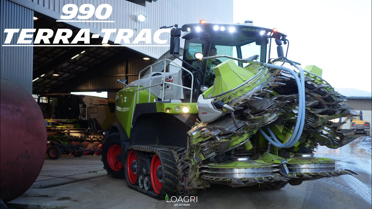 La + GROSSE ENSILEUSE CLAAS à Chenilles : UNIQUE en France  : 990 TT 42 COUTEAUX !