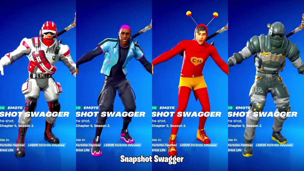 ALL NEW FORTNITE SKINS & ICON SERIES EMOTES!