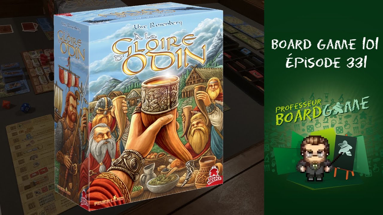 Board Game 101 (EP331) À la Gloire d'Odin - Règles et critique