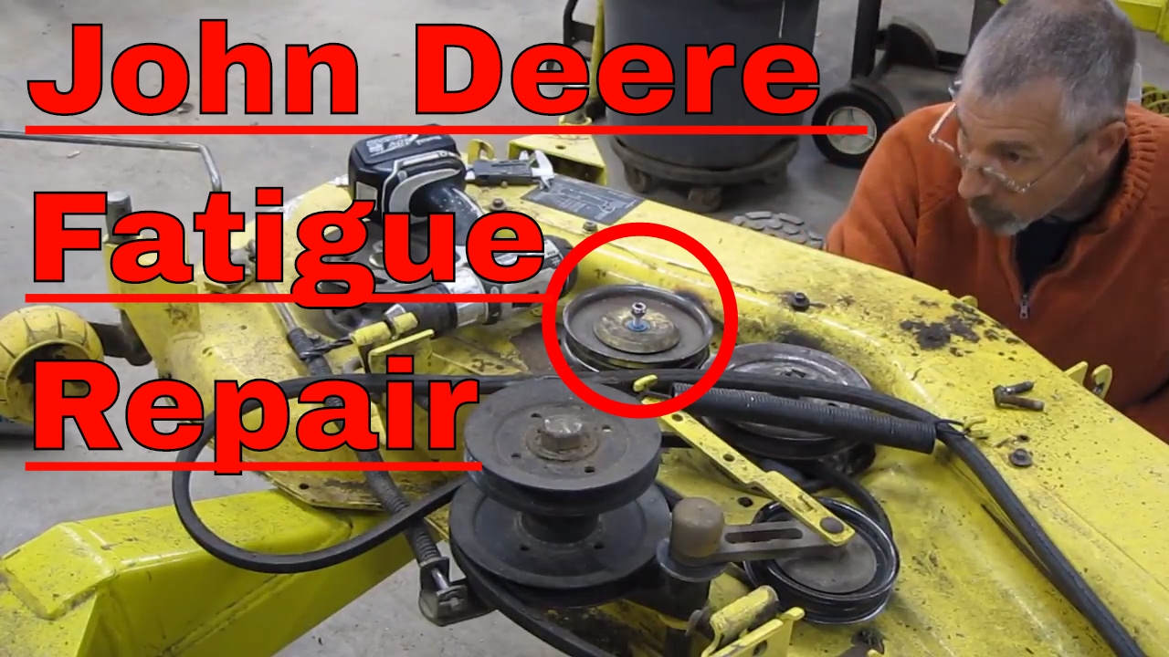 John Deere Mower Deck Repair, Idler and Welding