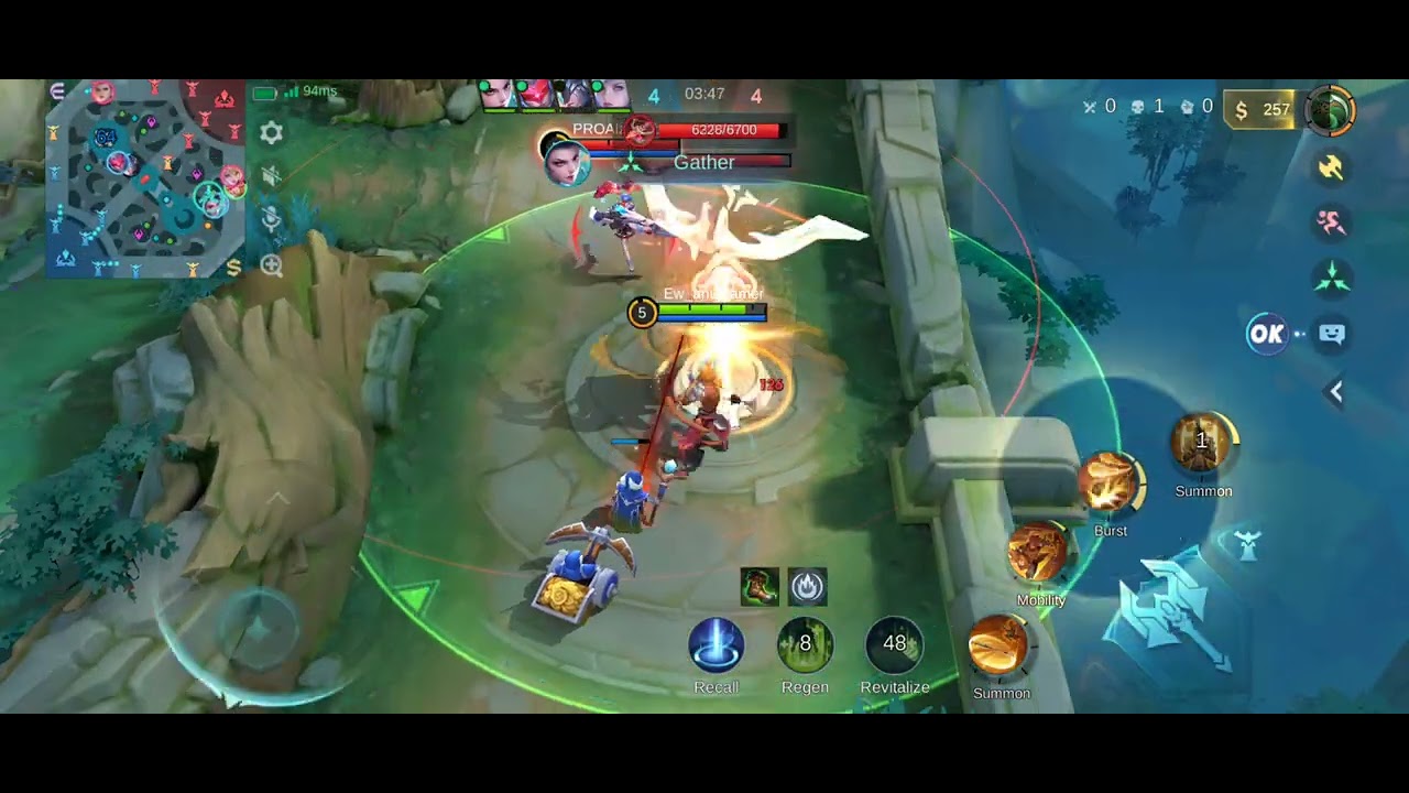 Moba legend 5v5 game comeback video in my gameplay and victory 💥😱
