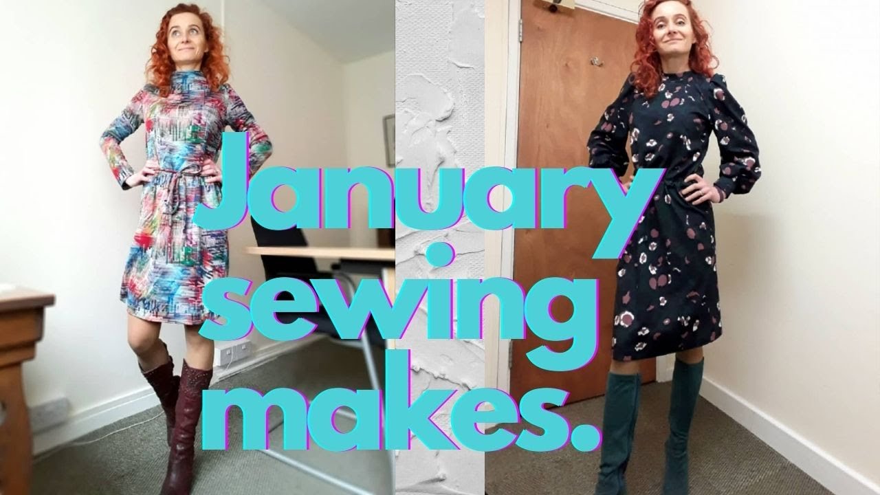 January 2021 Makes  - Sewing Vlog