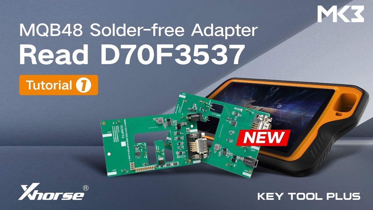 Xhorse | MQB48 Solder free Adapter Read D70F3537 Using KEY TOOL PLUS