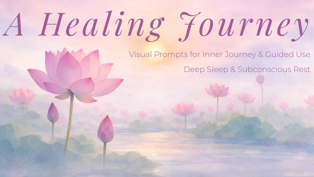 Overnight Healing Soundscape | Guided Visual Prompts, Deep Sleep & Subconscious Rest