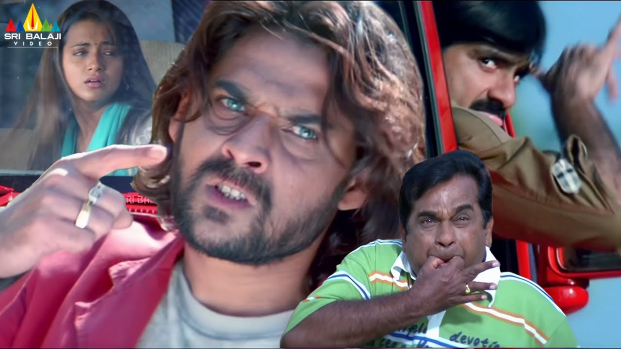 Ravi Teja Shocks Mukul Dev | Krishna | Telugu Movie Scenes | Trisha | JP | Sri Balaji Video