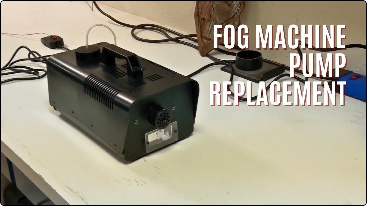 Fog Machine Pump Replacement.