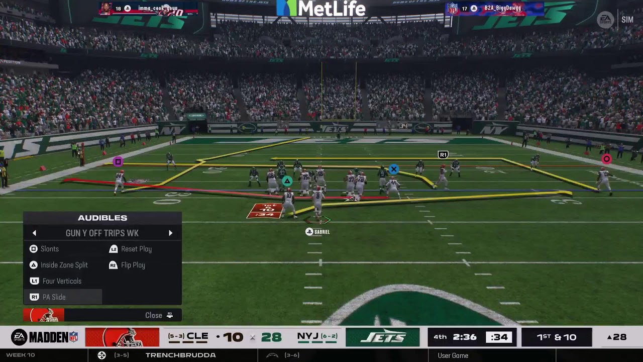 Browns vs Jets