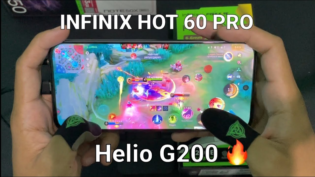 Infinix Hot 60 Pro test Fanny Mobile Legends | Helio G200 !!!
