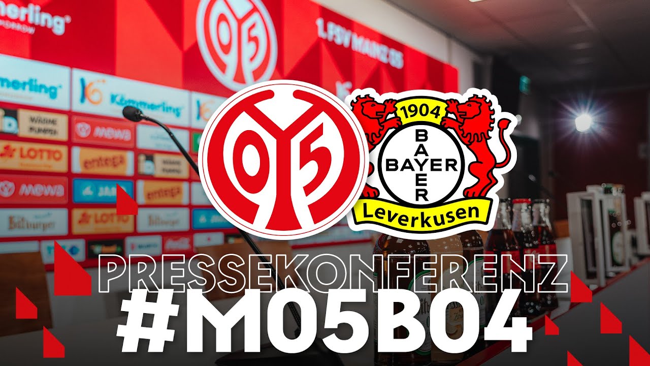 Die PK vor dem Spiel gegen Leverkusen | #M05B04 | #05ertv | Saison 2024/25