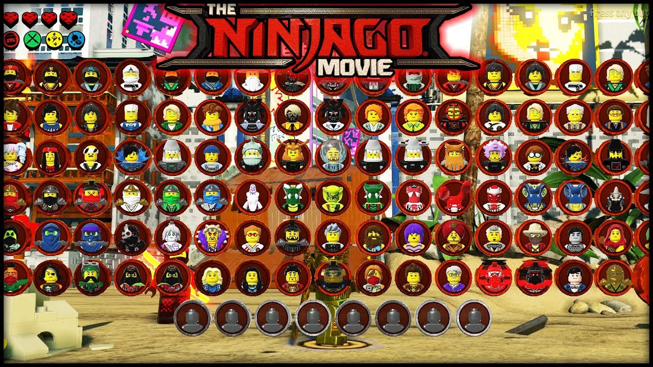 LEGO Ninjago The Movie - ALL CHARACTERS UNLOCKED!