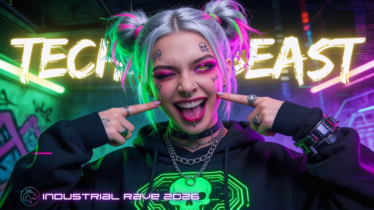 PEAK TIME TECHNO MIX 2026 🔥 NIGHT RAVE RIOT — Rebel Techno for Party & Gym 