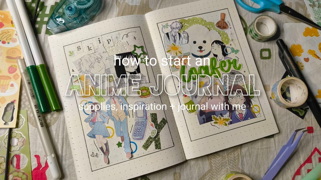 how to start an anime journal in 2025 | supplies, inspiration