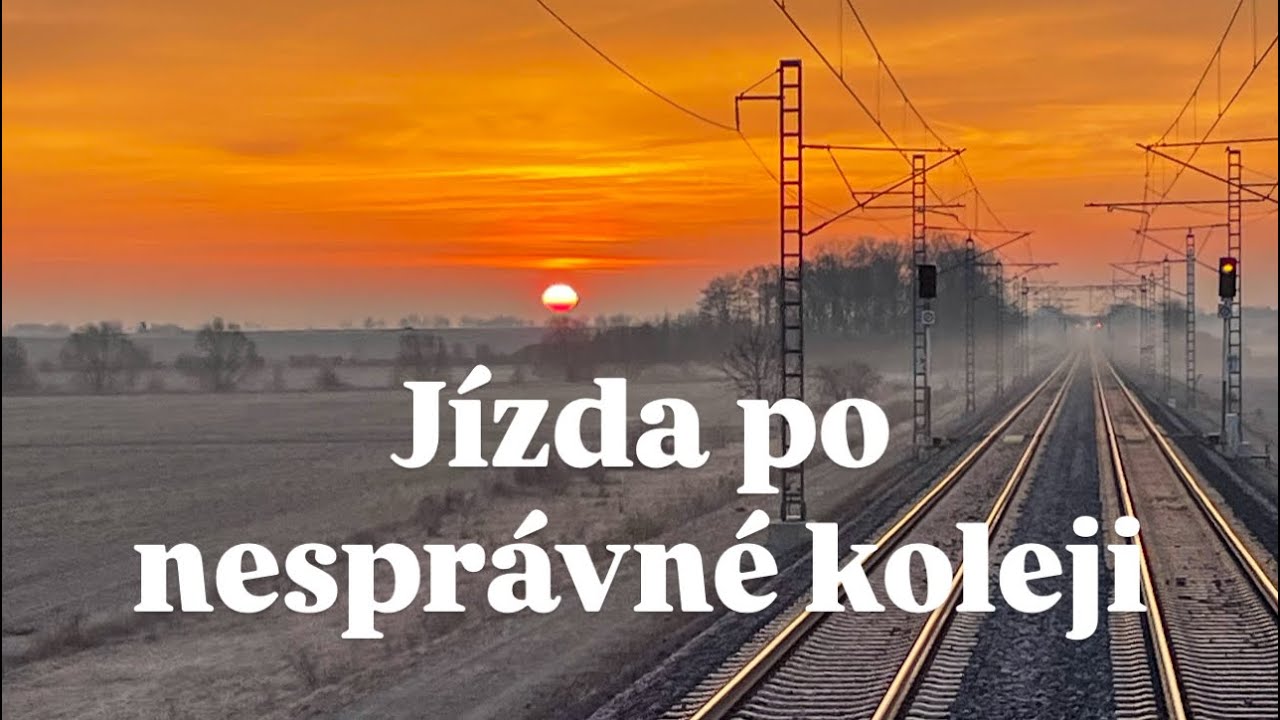 Jízda po nesprávné koleji. Výluka Praha-Radotín - Dobřichovice.